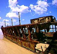 Maheno Shipwreck - Accommodation Tasmania