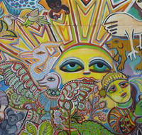 The Painting of Life by Mirka Mora - Accommodation Tasmania