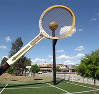Barellans Big Tennis Racquet - Accommodation Tasmania