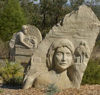 Heritage Sculptures at Pensioners Hill Lookout - Accommodation Tasmania