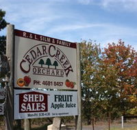 Cedar Creek Orchard - Accommodation Tasmania