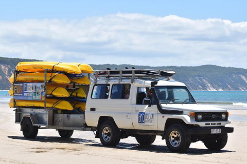 Half-Day Kayak With Dolphins And 4WD Beach Drive From Rainbow Beach - Accommodation Tasmania 13