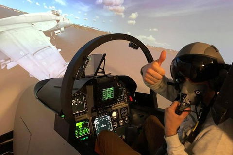 F-18 Combat Fighter Flight Simulator: 60 Minutes - Accommodation Tasmania 0