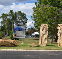 The Fossilised Forest Sculpture - Accommodation Tasmania