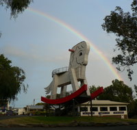 The Big Rocking Horse And The Toy Factory - Accommodation Tasmania