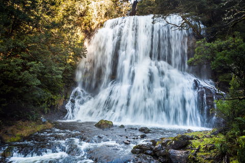 Bridal Veil, Champagne And No Name Falls - Accommodation Tasmania 0