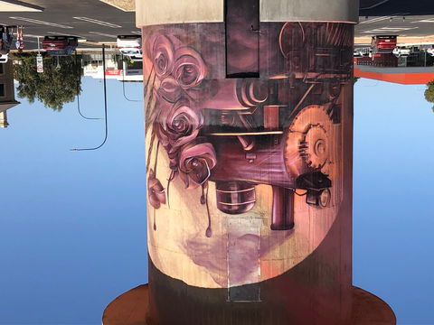 Kadina Water Tower Mural - Accommodation Tasmania 2
