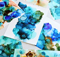 Alcohol Ink Art Class - Accommodation Tasmania