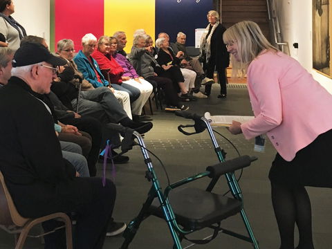 Accessible Art Tours In The Gallery - Accommodation Tasmania 0
