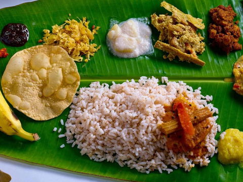 Babaji's Big Fat Keralan Banana Leaf Feast - Accommodation Tasmania 0