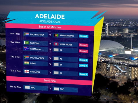 ICC Men's T20 World Cup - South Africa V Qualifier - Accommodation Tasmania 2