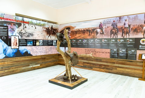 Indigenous Stock Workers Display - Accommodation Tasmania 0