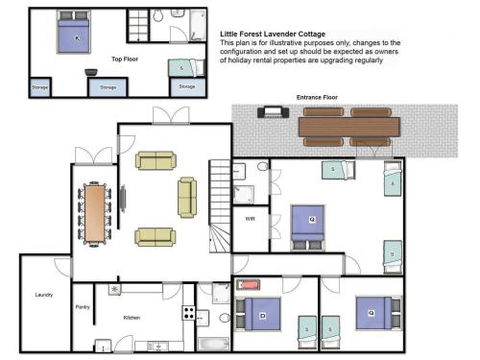 LAVENDER COTTAGE Alpine Southern Highlands 4pm Check Out Sundays - Accommodation Tasmania 5