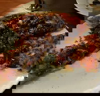 Old Stables Wood Fired Kitchen - Accommodation Tasmania