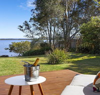 Braeside - waterfront fireplace - Accommodation Tasmania