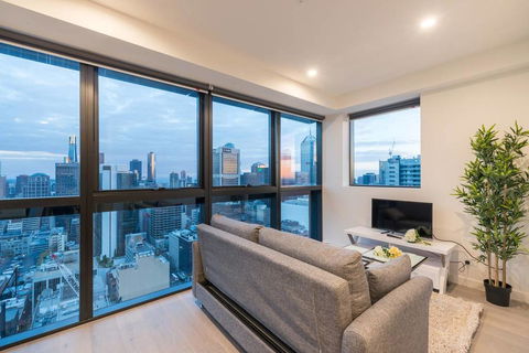 Melbourne Sky View 1 Bedroom Apt@La Trobe Tower - Accommodation Tasmania 0