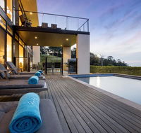 Newhaven Luxury family home with bay views large pool Jacuzzi tennis court playground - Accommodation Tasmania
