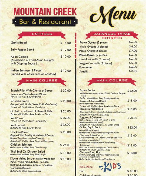 Mountain Creek Motel Bar & Restaurant - Accommodation Tasmania 40