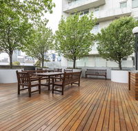of SouthbankLight filled apartmentHUGE private terrace with city viewsParkingPoolGymWiFi - Accommodation Tasmania