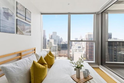 A Comfy 2BR Apt W City Views Near Southern Cross - Accommodation Tasmania 4