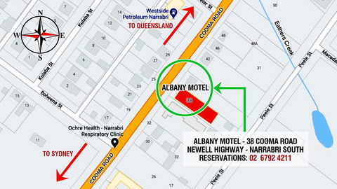 Aalbany Motel Narrabri - Accommodation Tasmania 1