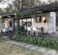 Absolute riverfront shipping container cabin - Accommodation Tasmania