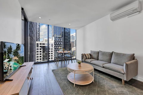 EQ Tower Modern Apartments Melbourne Central CBD - Accommodation Tasmania 1