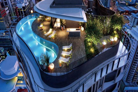 Rooftop Pool Stunning Apartment Queen Street - Accommodation Tasmania 2