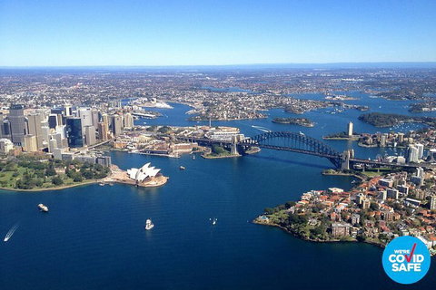 Private Helicopter Flight Over Sydney & Beaches For 2 Or 3 People - 20 Minutes - Accommodation Tasmania 5