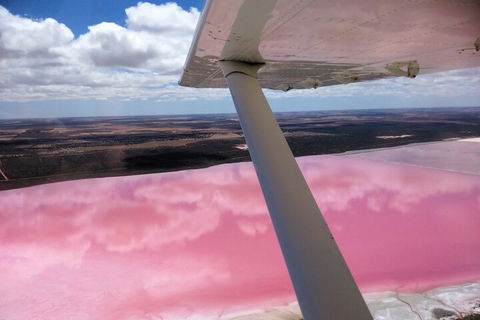 70-minute Pink Lake Scenic Flight - Accommodation Tasmania 0
