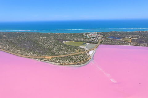 70-minute Pink Lake Scenic Flight - Accommodation Tasmania 2