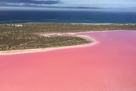 70-minute Pink Lake Scenic Flight - Accommodation Tasmania 3