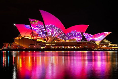 Vivid 90-Minute Sydney Harbour Small Group Catamaran Cruise - Accommodation Tasmania 1