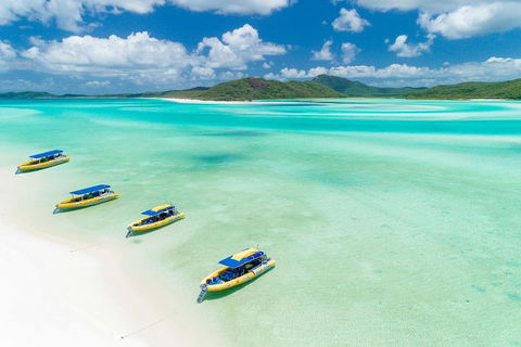 Great Barrier Reef Scenic Flight And Ocean Rafting Whitehaven Beach Day Trip - Accommodation Tasmania 2