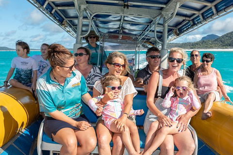 Ocean Rafting Tour To Whitehaven Beach, Hill Inlet Lookout & Top Snorkel Spots - Accommodation Tasmania 3