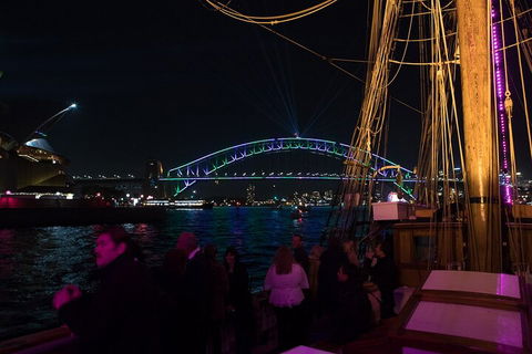 Vivid Tall Ships Dinner Cruise On Sydney Harbour - Accommodation Tasmania 3