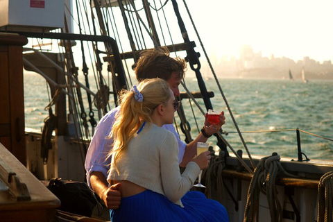 Sydney Harbour Tall Ship Wine & Canapes Evening Cruise - Accommodation Tasmania 1