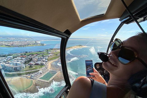 25-30 Minute Newcastle & Macquarie Helicopter Shared Flight - Accommodation Tasmania 5